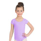 Capezio Girl's Short Sleeve Leotard Top Purple Size Large