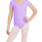 Capezio Girl's Short Sleeve Leotard Top Purple Size Large