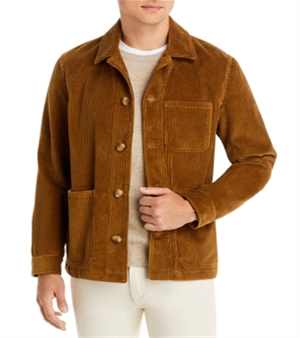The Men's Store at Bloomingdale's Corduroy Chore Jacket Brown Size Large