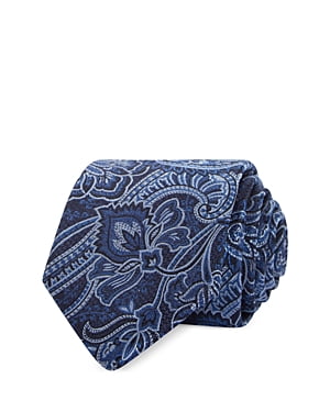 The Men's Store at Bloomingdale's Oversized Paisley Silk Classic Tie Size 8