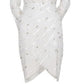 Adrianna Papell Women's Embellished Surplice Sheath Dress White Size 4