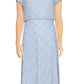 Adrianna Papell Women's Beaded Blouson Gown Blue Size 2