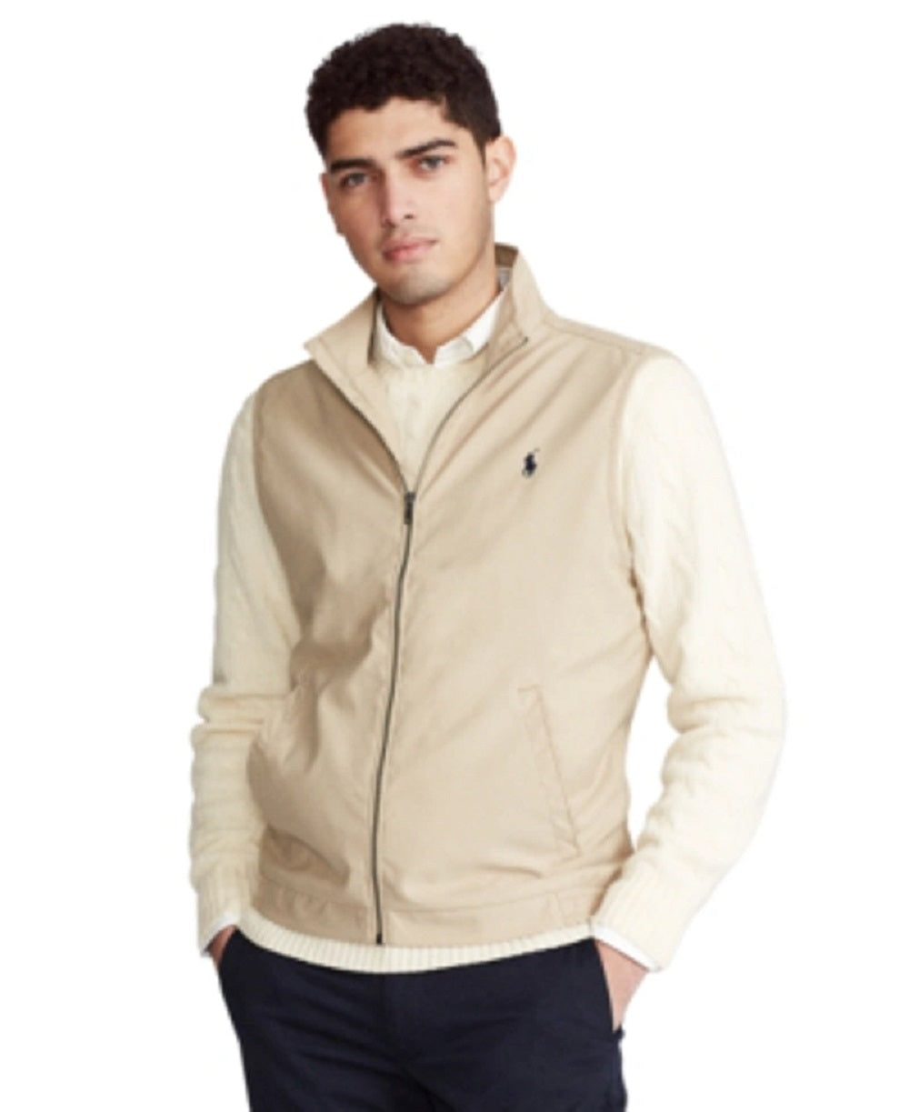 Polo Ralph Lauren Men's Twill Vest Brown Size X-Small