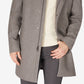 Calvin Klein Men's Mayden Slim Fit Overcoat Gray Size 42