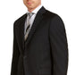 Michael Kors Men's Modern Fit Airsoft Stretch Suit Jackets Black Size 46