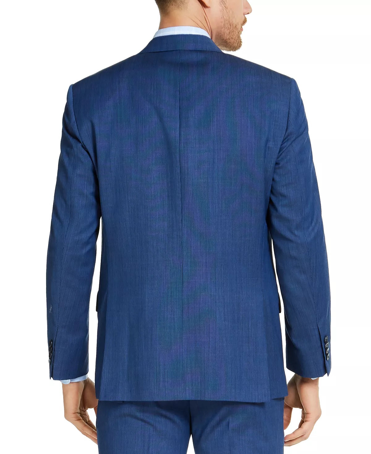 Michael Kors Men's Modern Fit Airsoft Stretch Suit Jackets Blue Size 42