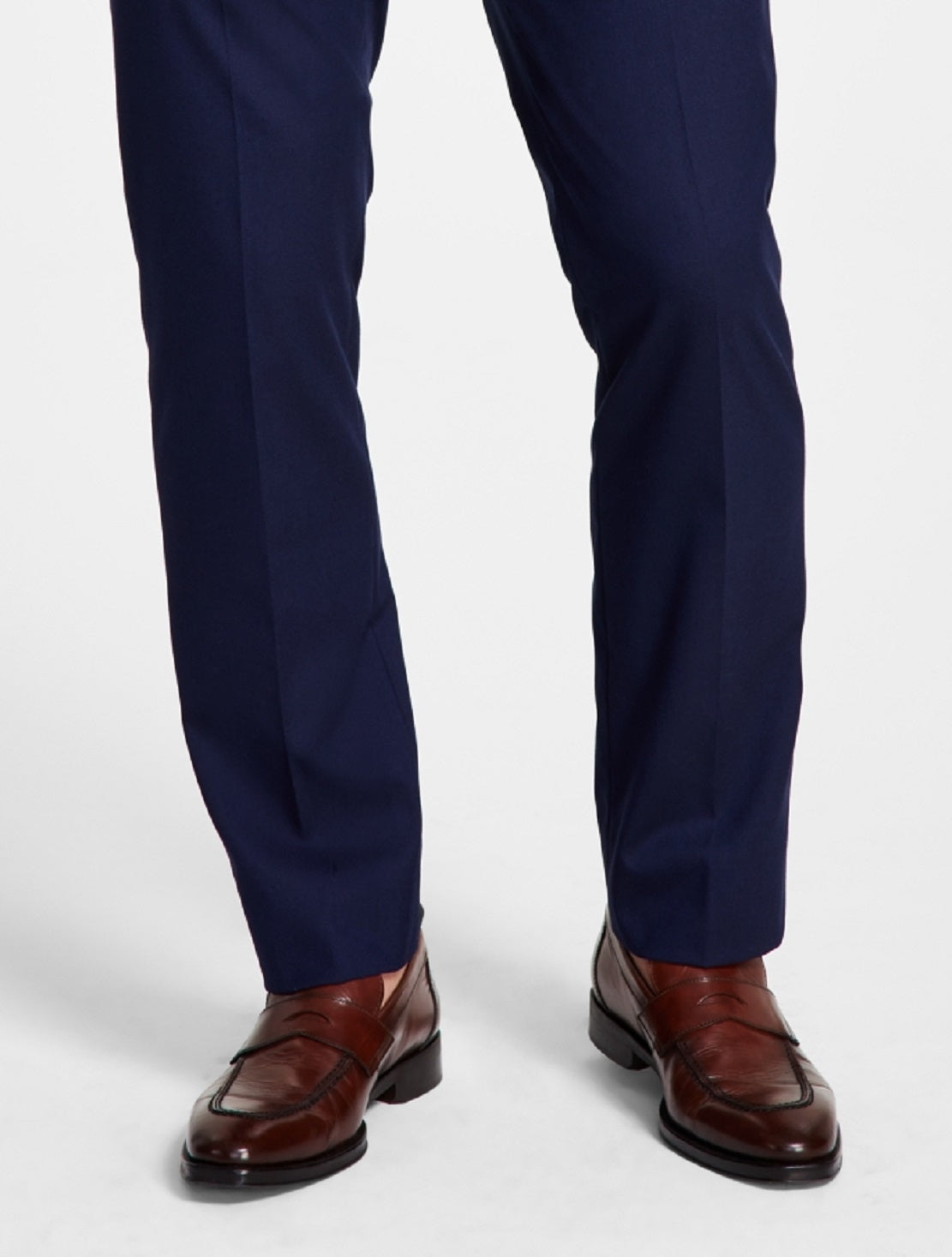 Alfani Men's Slim Fit Stretch Solid Suit Pants Blue Size 32X30