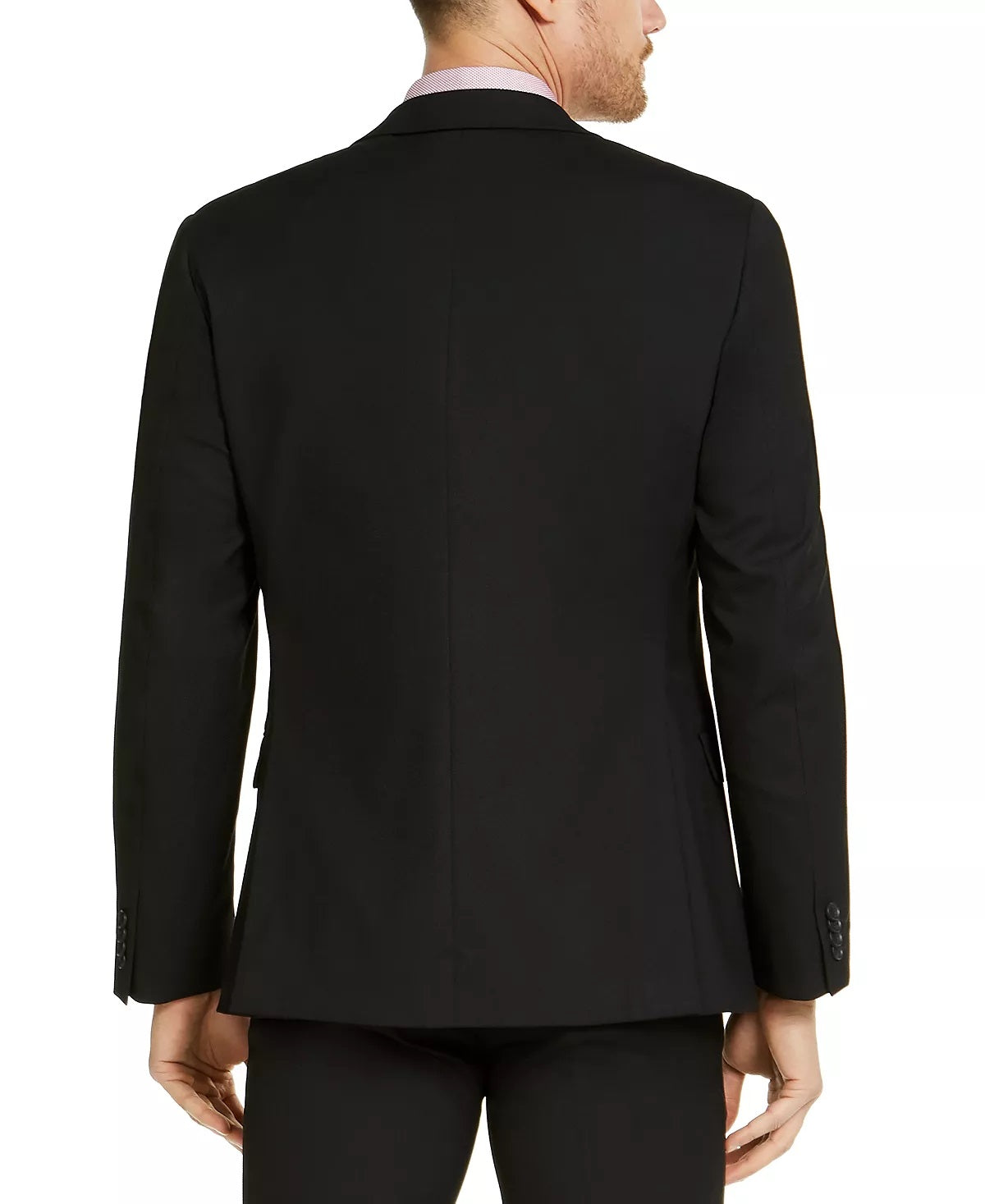 Alfani Men's Slim Fit Stretch Solid Suit Jacket Black Size 36