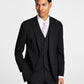 Alfani Men's Slim Fit Stretch Solid Suit Jacket Black Size 42