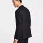 Alfani Men's Slim Fit Stretch Solid Suit Jacket Black Size 44