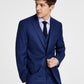 Alfani Men's Slim Fit Stretch Solid Suit Jacket Blue Size 44