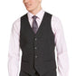 Alfani Men's Slim Fit Stretch Solid Suit Vest Black Size Medium