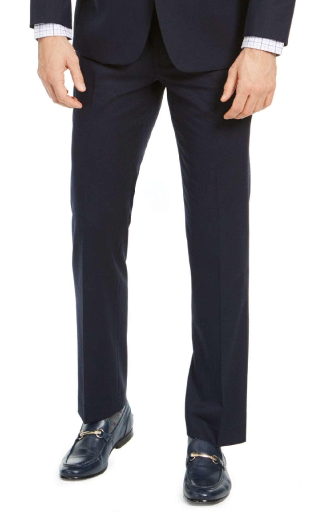 Geoffrey Beene Men's Classic Fit Suits Blue Size 50