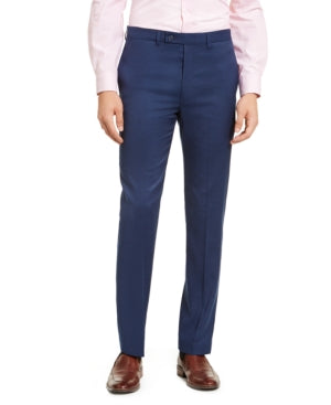 Calvin Klein Men's Slim Fit Dress Pants Blue Size 46X32