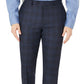 Calvin Klein Men's Infinite Stretch Windowpane Wool Suit Separate Pants Blue Size 32X32