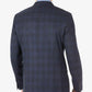 Calvin Klein Men's Windowpane Wool Suit Separate Jacket Blue Size 38