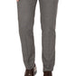 Calvin Klein Men's Plaid Skinny Fit Dress Pants Gray Size 32X32