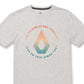 Volcom Men's Horizon Short Sleeves T-Shirt Brown Size Medium