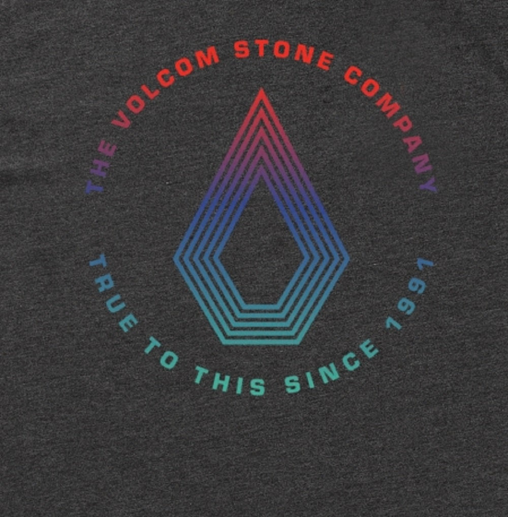 Volcom Men's Horizon Short Sleeves T-Shirt Gray Size Medium