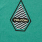 Volcom Men's Interference Short Sleeves T-Shirt Green Size Medium