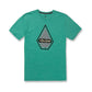 Volcom Men's Interference Short Sleeves T-Shirt Green Size Medium