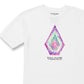 Volcom Men's Star Shields Stone Graphic Tee White Size X-Large