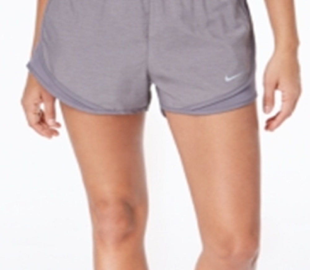 Nike Women's Dri Fit Tempo Running Shorts Gray Size XX-Large