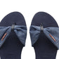 Havaianas Women's You St Tropez Shine Sandal Blue Size 8