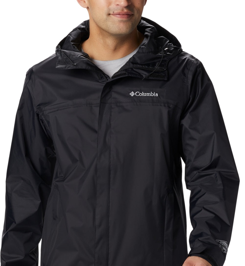 Columbia Men's Watertight Ii Water Resistant Rain Jacket Black Size Size Large