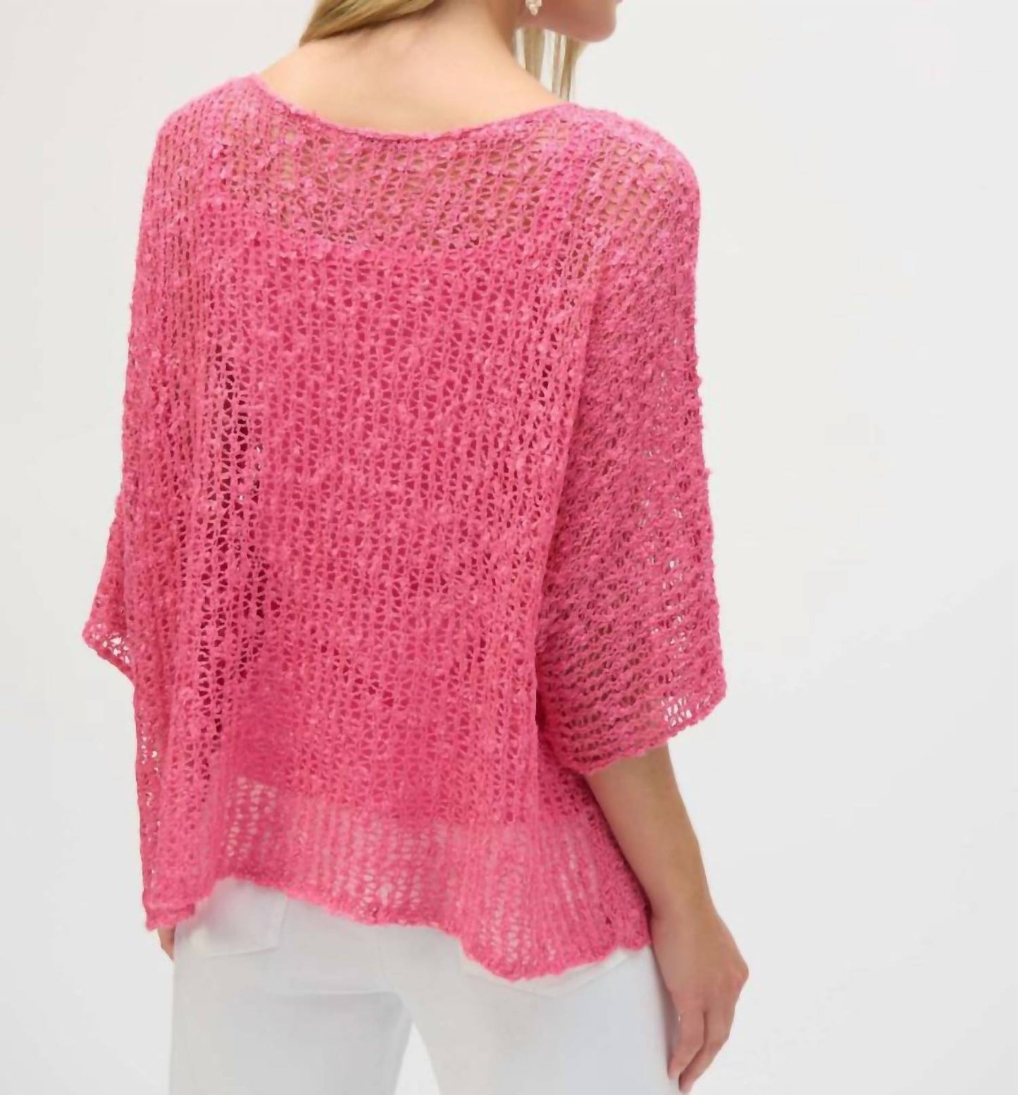 Joseph Ribkoff - Chenille Sweater Knit Open Stitch Two-piece Set