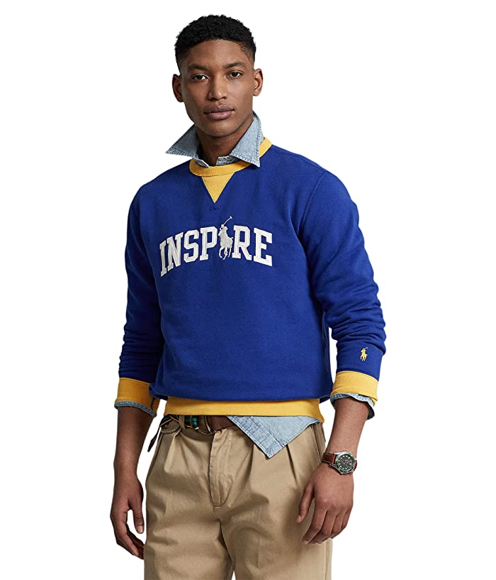 Polo Ralph Lauren Men's Fleece Sweatshirt Blue Size X-Large