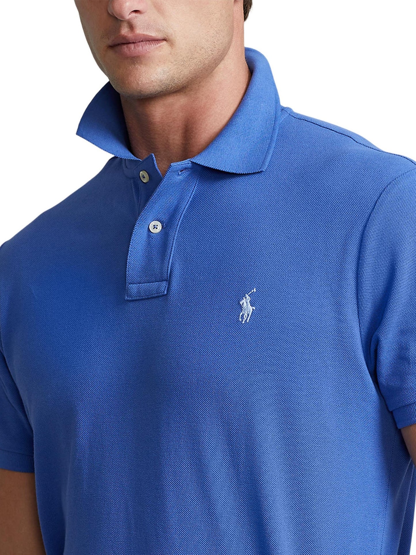 Polo Ralph Lauren Men's Pique Polo Blue Size XX-Large