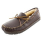 Minnetonka Men's Genuine Shearling Leather Slipper Brown Size 11M