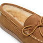 Minnetonka Men's Genuine Shearling Moccasin Slipper Brown Size 11 M