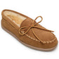 Minnetonka Men's Genuine Shearling Moccasin Slipper Brown Size 9 M