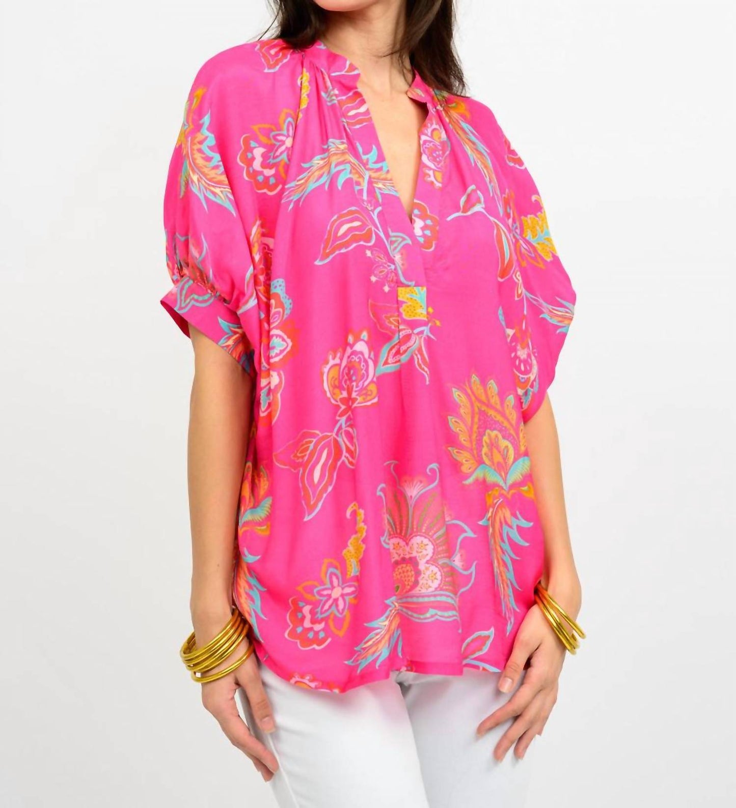Ivy Jane - Popover Satin Dolman Top