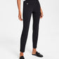 Alfani Women's Tummy Control Pull On Skinny Pants Black Size 6
