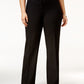 Alfani Women's Curvy Bootcut Tummy Control Pants Black Size 22W