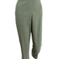 Style & Co Women's Pull On Capri Pants Green Size Medium