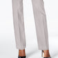 JM Collection Women's Tummy Control Curvy Fit Pants Gray Size 16X4.5