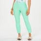 Charter Club Women's Tummy Control Skinny Leg Ankle Pants Blue Size 8