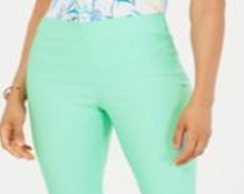 Charter Club Women's Tummy Control Skinny Leg Ankle Pants Blue Size 8