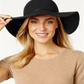 Nine West Women's Metallic Tube Floppy Hat Black Size Regular