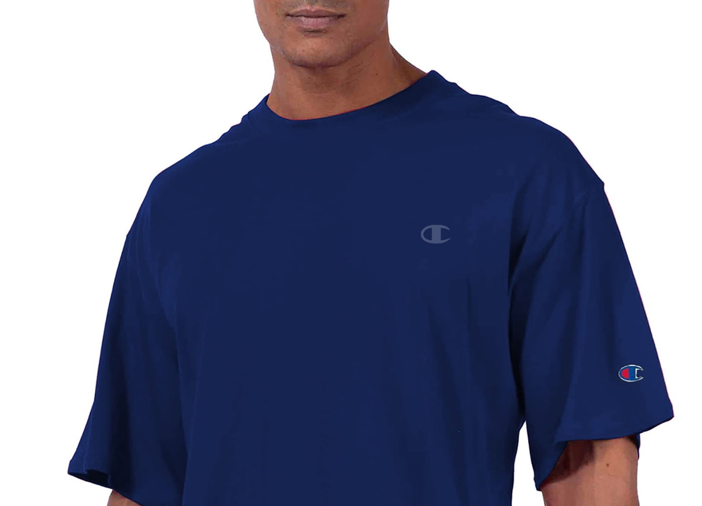 Champion Men's Big & Tall T-Shirt Blue Size XXX-Large