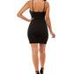 Emerald Sundae Junior's Cutout Bodycon Dress Black Size X-Large