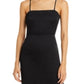 Lucy Paris Women's Mareena Feather Column Midi Dress Black Size Medium