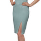 Adrianna Papell Women's Pearl Trim Cocktail Dress Blue Size 4