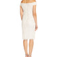 Adrianna Papell Women's Beaded Sequined Dress White Size 18