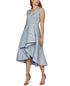 adrianna-papell-womens-high-low-fit-flare-dress-blue-size-2-petite