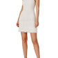 Aidan By Aidan Mattox Women's Fringe Halter Dress White Size 2